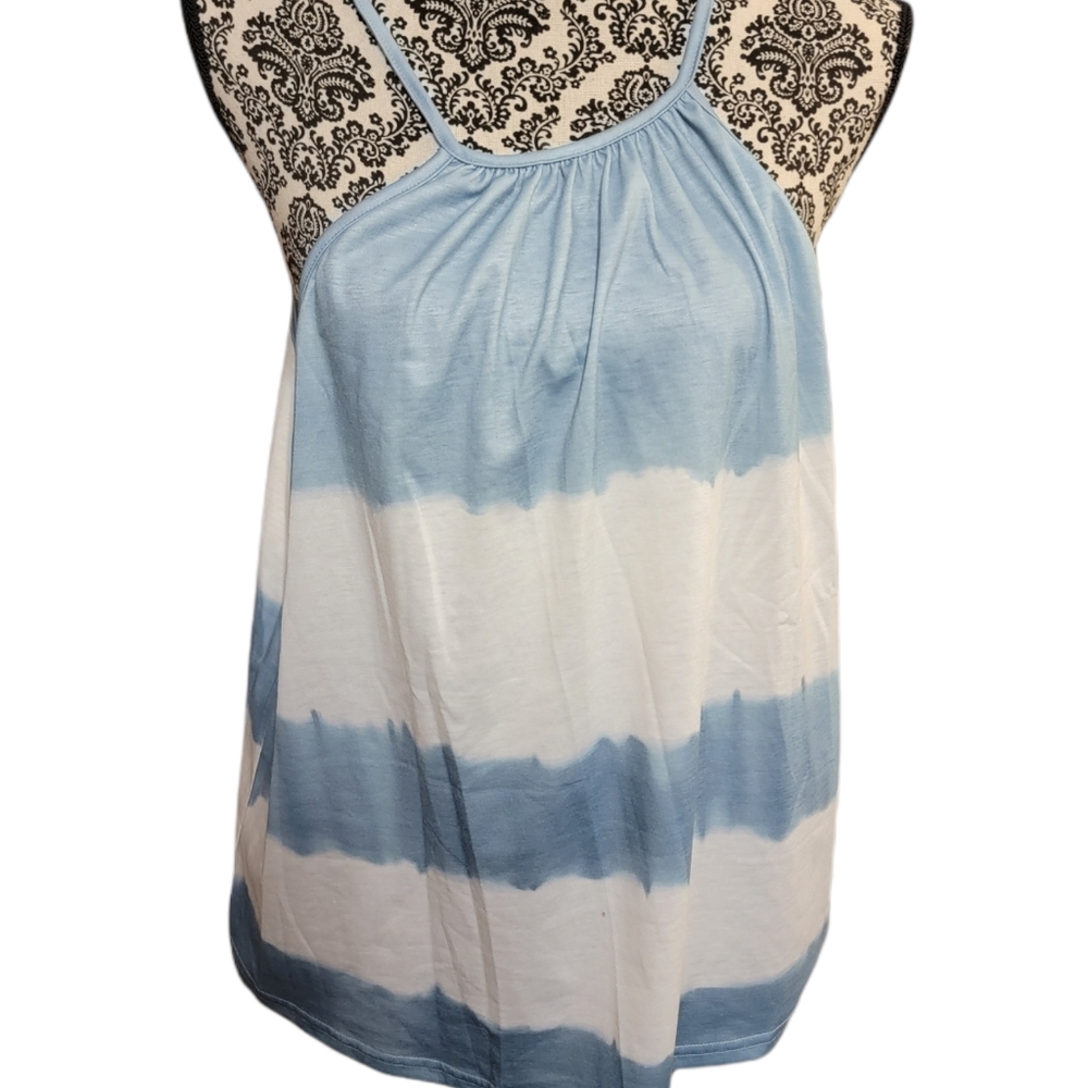 Tie dye tank crochet back